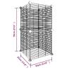 8-Panel Pet Cage Black - Durable & Spacious Design