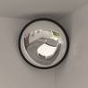 Indoor Convex Traffic Mirror Black Ø40 cm Acrylic - Safety & Security