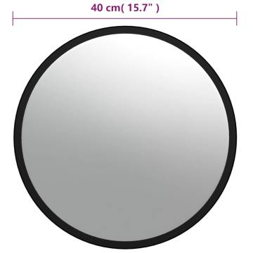 Indoor Convex Traffic Mirror Black Ø40 cm Acrylic - Safety & Security