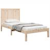 Solid Wood Pine Bed Frame 75x190 cm Small Single | Hipomarket