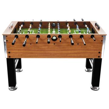 Football Table Steel 60kg - Light Brown & Black | Hipomarket