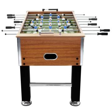 Football Table Steel 60kg - Light Brown & Black | Hipomarket