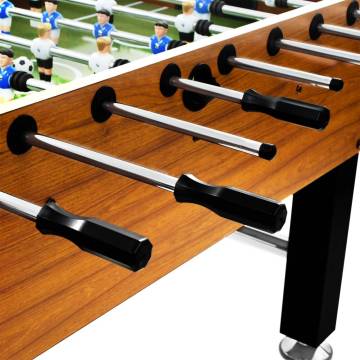 Football Table Steel 60kg - Light Brown & Black | Hipomarket