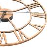 Stunning Golden Metal Wall Clock - 40 cm | HipoMarket