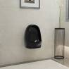 Wall Hung Urinal with Flush Valve - Premium Ceramic Black