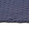 Navy Blue Cotton Rug 80x160 cm - Soft & Stylish Décor