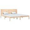 Bed Frame Solid Wood Pine 200x200 cm - Quality & Comfort