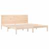 Bed Frame Solid Wood Pine 200x200 cm - Quality & Comfort