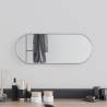 Wall Mirror Silver 50x20 cm Oval Colour silver Size 50 x 20 cm Quantity in Package 1 