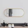 Wall Mirror Gold 50x20 cm Oval Colour gold Size 50 x 20 cm Quantity in Package 1 