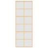 Gold Sliding Door 76x205 cm - Frosted ESG Glass & Aluminium