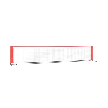 Tennis Net Black and Red 500x100x87 cm - Durable Polyester