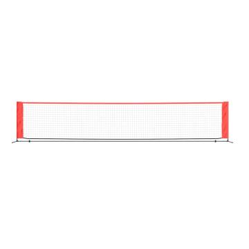 Tennis Net Black and Red 500x100x87 cm - Durable Polyester