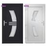 Front Door Anthracite 108x200 cm PVC - Stylish & Secure