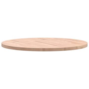 Round Solid Wood Beech Table Top Ø70x2.5 cm | HipoMarket