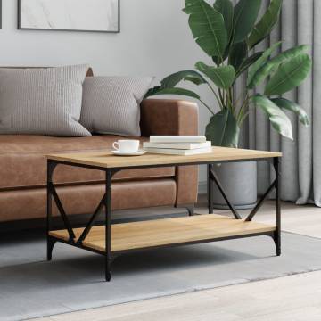 Coffee Table Sonoma Oak 90x50x45 cm - Stylish & Durable