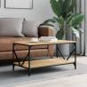 Coffee Table Sonoma Oak 90x50x45 cm Engineered Wood Colour sonoma oak Quantity in Package 1 