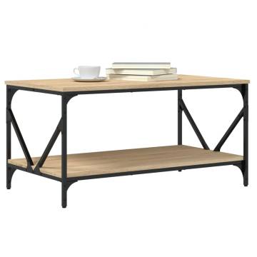 Coffee Table Sonoma Oak 90x50x45 cm - Stylish & Durable