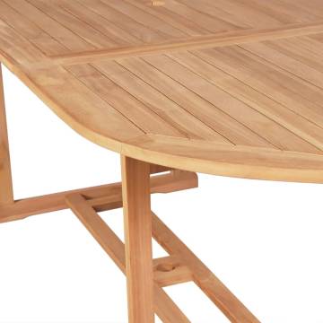 Garden Table 180x90 cm - Solid Teak Wood | HipoMarket