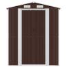 Garden Shed Dark Brown 192x855x223 cm – Durable Outdoor Storage