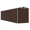 Garden Shed Dark Brown 192x855x223 cm – Durable Outdoor Storage