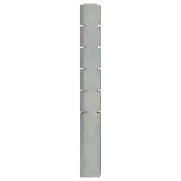 Garden Fence Posts - 40 pcs Galvanised Steel 160 cm | HIPO Market