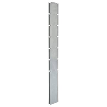 Garden Fence Posts 20 pcs Silver 180 cm Galvanised Steel