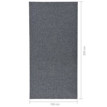 Dirt Trapper Carpet Runner 100x200 cm - Modern Grey Design