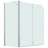 Stylish Bi-Folding Shower Enclosure ESG 120x68 cm | HiPoMarket