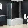 Stylish Bi-Folding Shower Enclosure ESG 120x68 cm | HiPoMarket