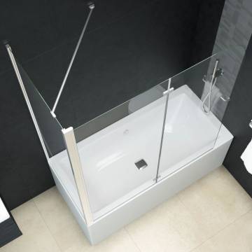 Stylish Bi-Folding Shower Enclosure ESG 120x68 cm | HiPoMarket