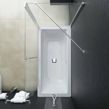 Stylish Bi-Folding Shower Enclosure ESG 120x68 cm | HiPoMarket