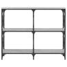 Stylish Grey Sonoma Console Table - 100x28x80.5 cm