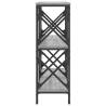 Stylish Grey Sonoma Console Table - 100x28x80.5 cm