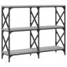 Stylish Grey Sonoma Console Table - 100x28x80.5 cm