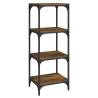 Book Cabinet Smoked Oak - Durable Storage Solution