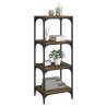 Book Cabinet Smoked Oak - Durable Storage Solution