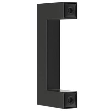 Stylish Black Cabinet Handles - 10 pcs 64 mm Stainless Steel