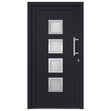 Stylish Anthracite Front Door 98x190 cm - Secure & Elegant