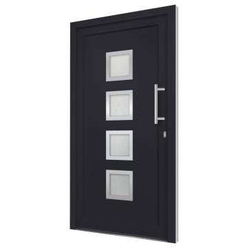 Stylish Anthracite Front Door 98x190 cm - Secure & Elegant