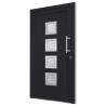 Stylish Anthracite Front Door 98x190 cm - Secure & Elegant