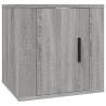 Wall Mounted TV Cabinet Grey Sonoma - Stylish Storage Solution