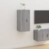 Wall Mounted TV Cabinet Grey Sonoma 40x34,5x80 cm Colour grey sonoma Quantity in Package 1 Height 80 cm Width 40 cm 