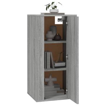 Wall Mounted TV Cabinet Grey Sonoma - Stylish & Practical