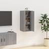 Wall Mounted TV Cabinet Grey Sonoma - Stylish & Practical