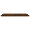 Wall Shelves Set of 4 - Brown Oak Engineered Wood | HipoMarket