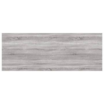 4 pcs Grey Sonoma Wall Shelves - Durable Engineered Wood