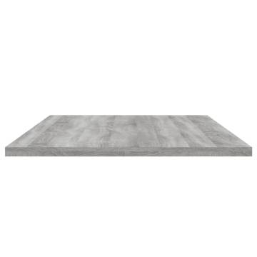 Wall Shelves Set of 4 - Grey Sonoma, Engineered Wood | Hipo Market