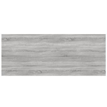 Wall Shelves Set of 4 - Grey Sonoma, Engineered Wood | Hipo Market