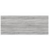 Wall Shelves Set of 4 - Grey Sonoma, Engineered Wood | Hipo Market